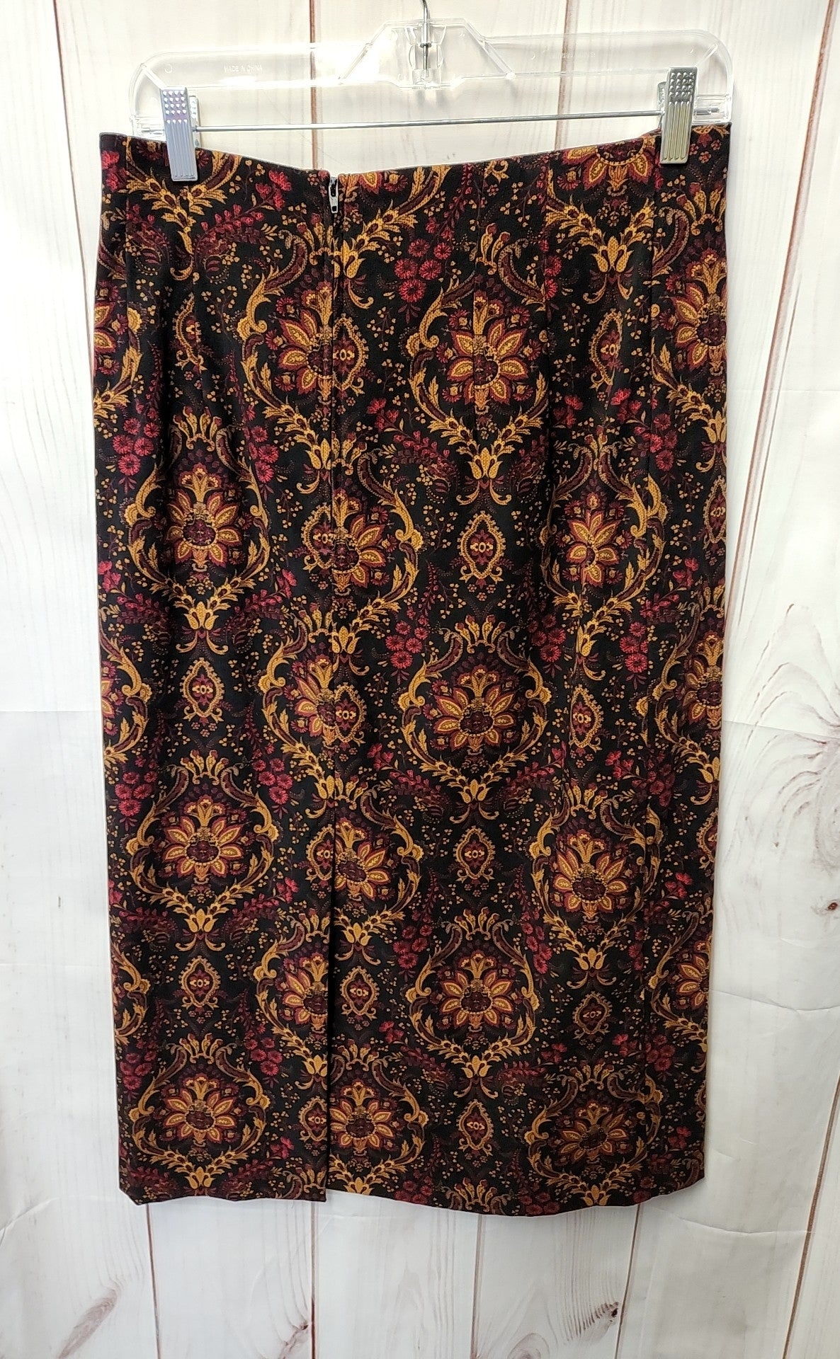Briggs Women's Size 10 Petite Black & Brown Skirt