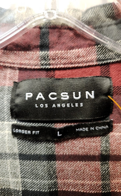 Pacsun Men's Size L Red Shirt