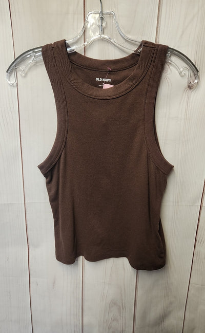 Old Navy Women's Size M Brown Sleeveless Top