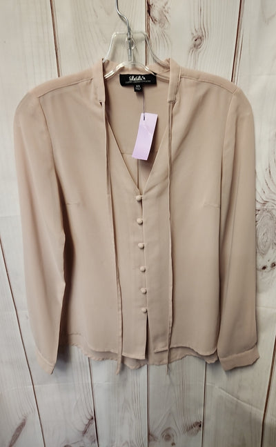 Lulus Women's Size XS Beige Long Sleeve Top