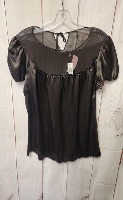 NWT Tahari by Elie Tahari Women's Size 12 Brown Short Sleeve Top