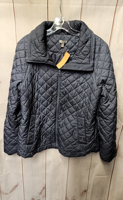 Talbots Women's Size L Petite Blue Jacket