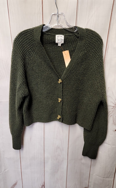 Hippie Rose Women's Size XS Green Cardigan