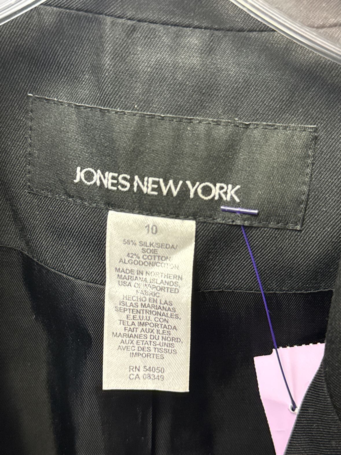 Jones New York Women's Size 10 Black Blazer