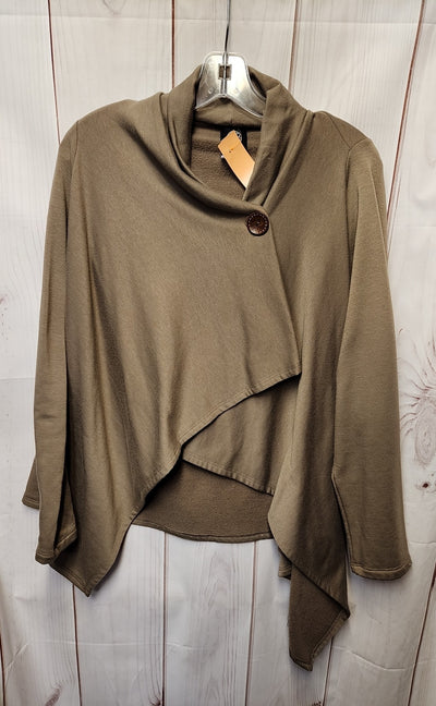 Bobeau Women's Size XL Brown Cardigan