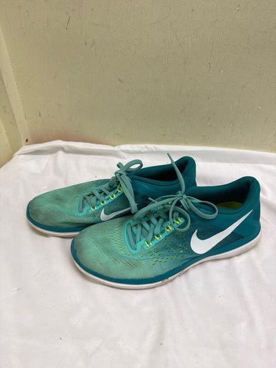 Nike Women's Size 7-1/2 Teal Sneakers Shoes AS IS - Wear