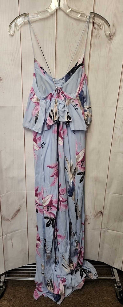 Oneill Women's Size S Blue Floral Dress