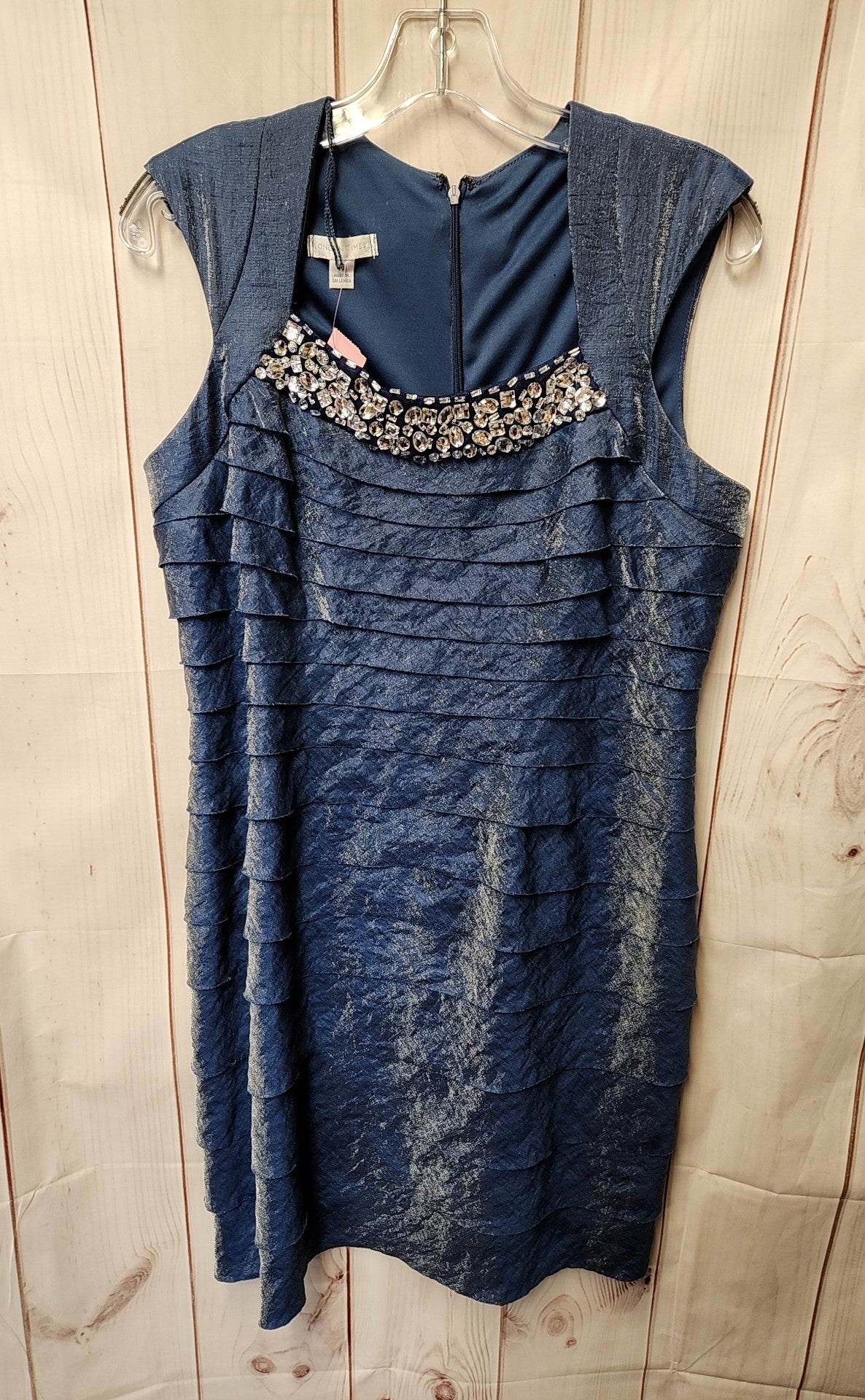 London Times Women's Size 14 Blue Dress