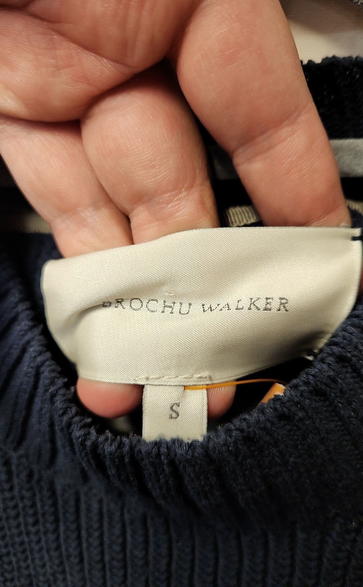Brochu Walker Women's Size S Navy Sweater