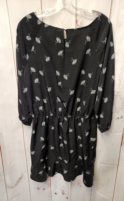 Joie Women's Size M Black Floral Dress