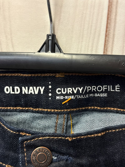 Old Navy Women's Size 34 (18/1X) Blue Jeans Mid Rise Curvy