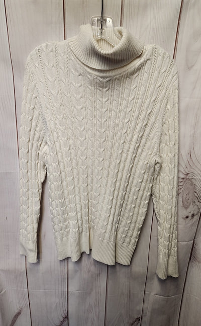 St Johns Bay Women's Size 2X White Sweater