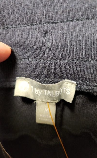 NWT Talbots Women's Size M Navy Sweatpants