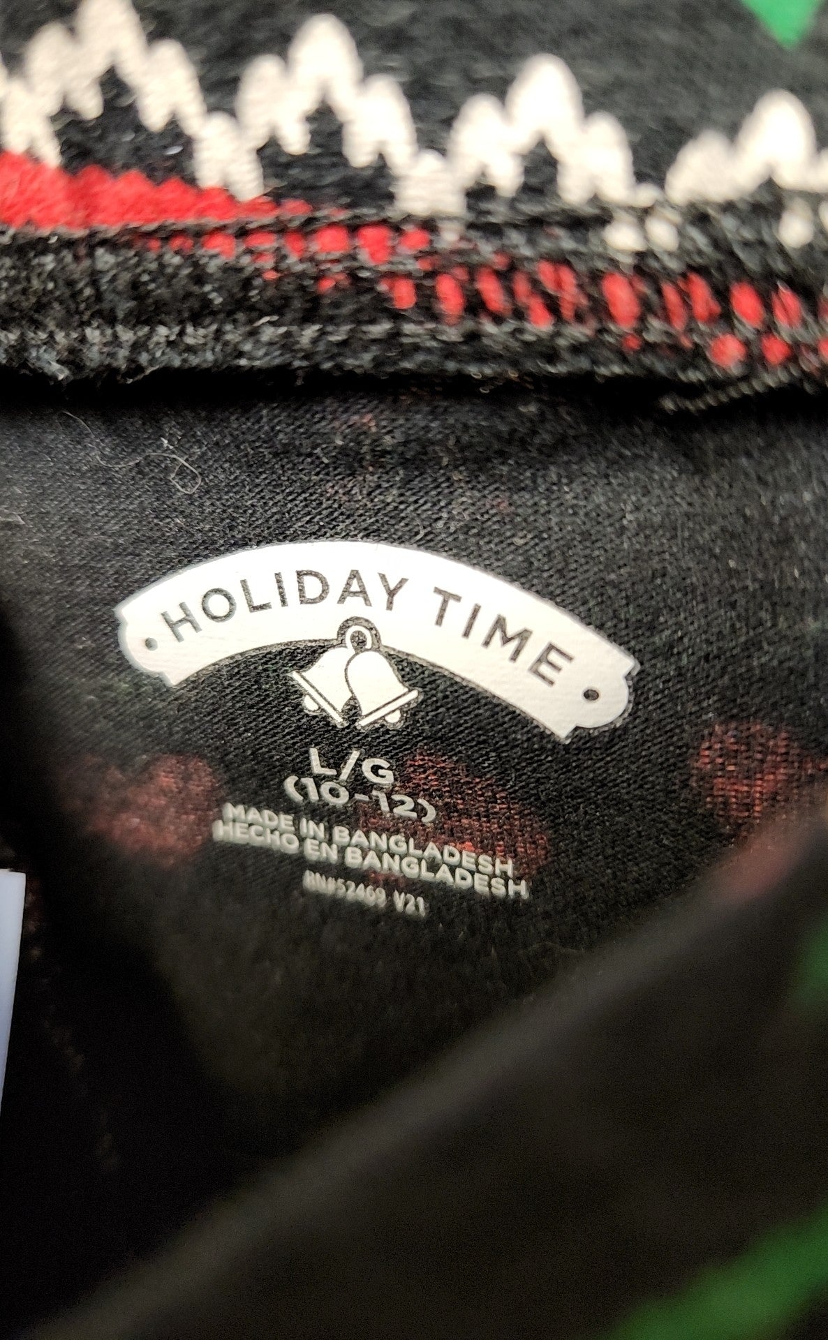 Holiday Time Girl's Size 10/12 Black Leggings