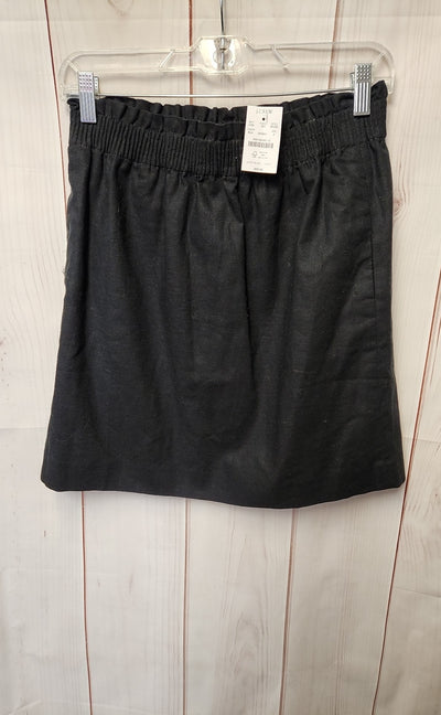 NWT J Crew Women's Size 2 Black Skirt