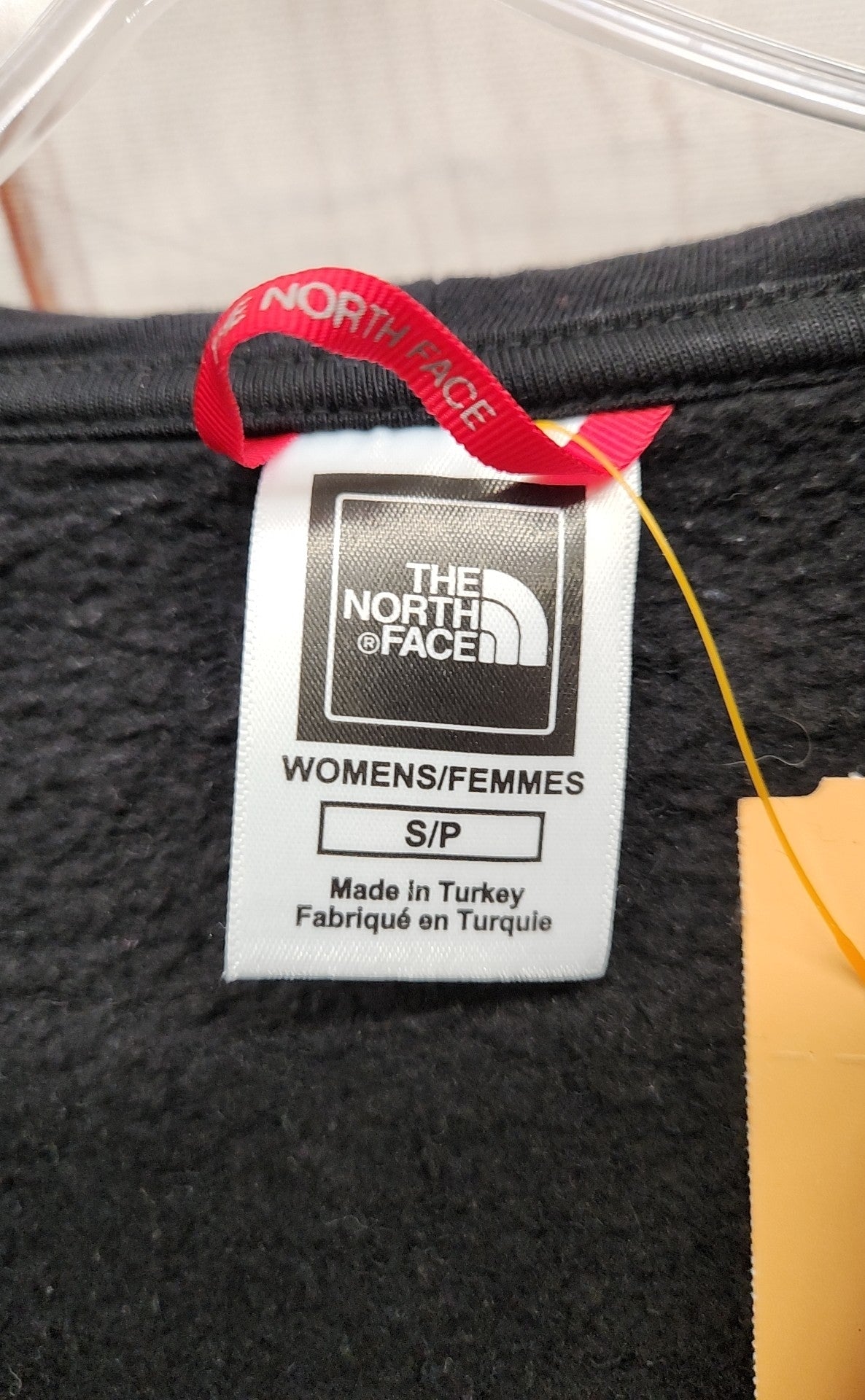 North Face Women's Size S Black Full Zip Hooded Sweatshirt
