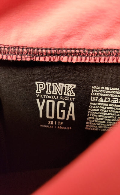 NWT Pink Women's Size XS Black Leggings