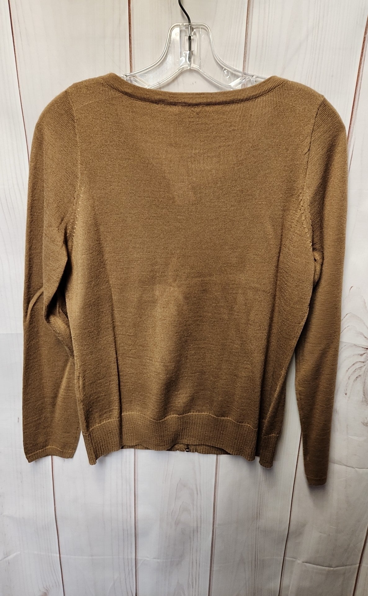 Tahari Women's Size M Petite Tan Cardigan