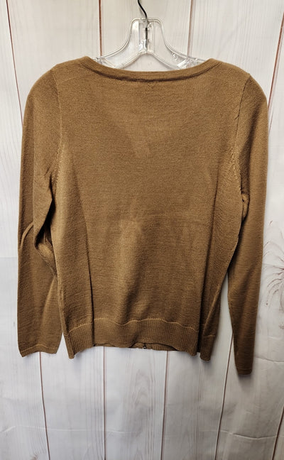 Tahari Women's Size M Petite Tan Cardigan