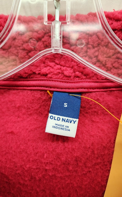 Old Navy Women's Size S Pink Full Zip Sweatshirt