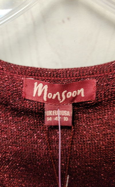 NWT Monsoon Women's Size 10 Twinkle Mulberry Sleeveless Top