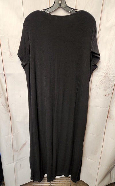 Chico's Travelers Women's Size 4 = US 20/22 Black Dress