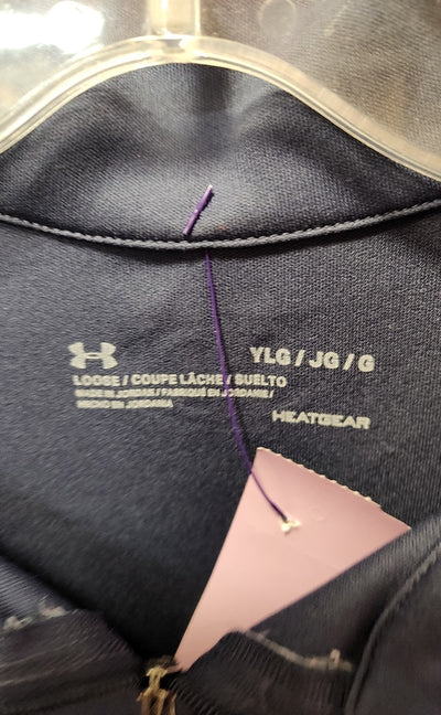 Under Armour Boy's Size 14 Navy Shirt