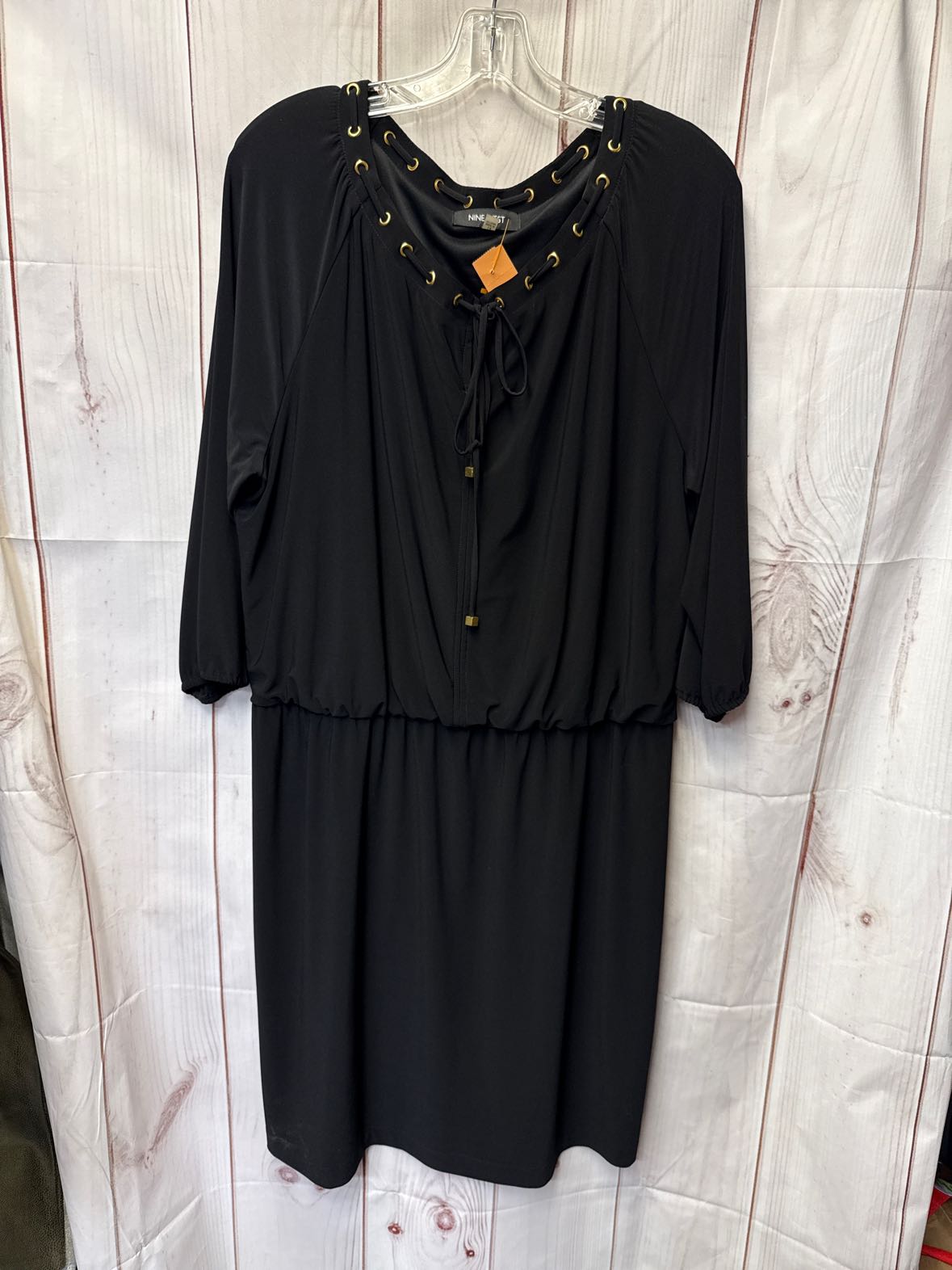 Nine West Women's Size 14 Black Dress