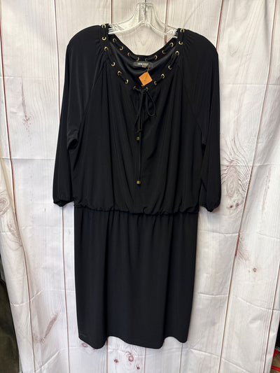 Nine West Women's Size 14 Black Dress