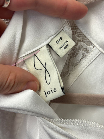 Joie Women's Size S White Short Sleeve Top