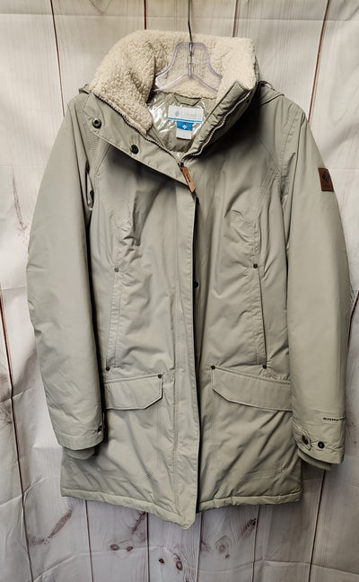 Columbia Women's Size S Gray Coat Icelandite TurboDown Jacket Parka