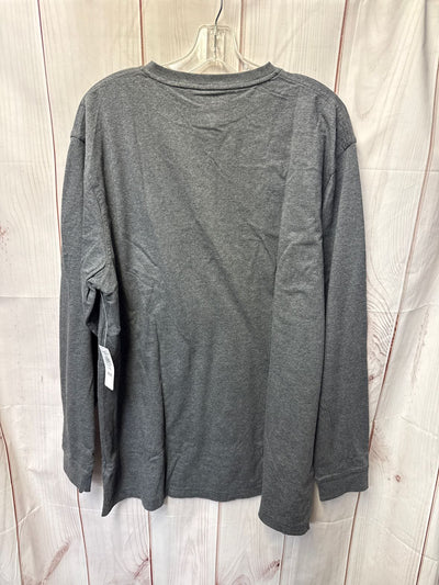 NWT LL Bean Men's Size L Tall Gray Shirt