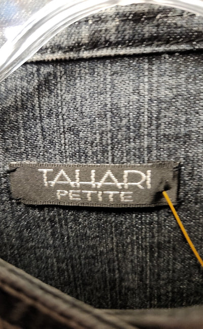 Tahari Women's Size S Petite Gray Jacket