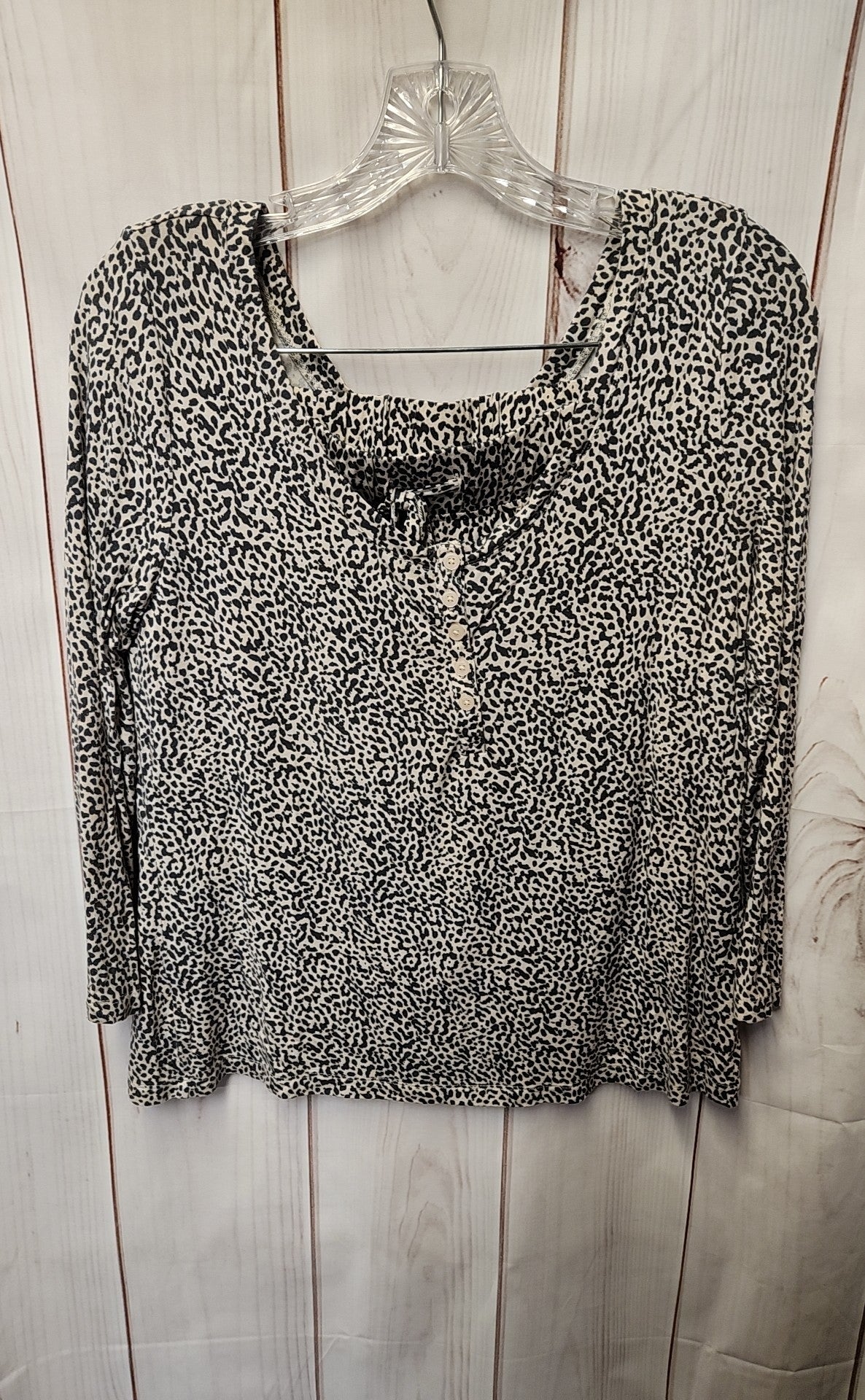 Loft Women's Size M Beige Animal Print Pajamas