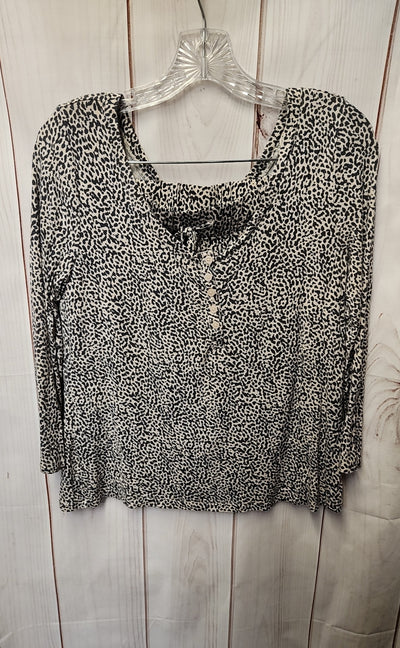 Loft Women's Size M Beige Animal Print Pajamas