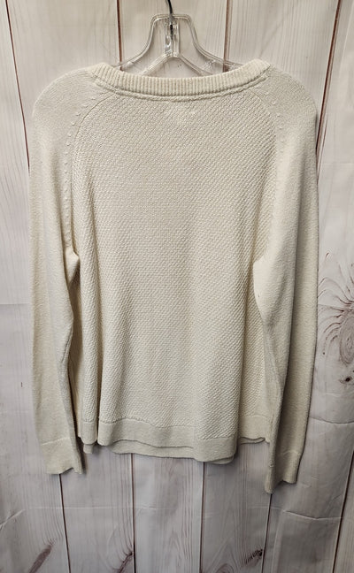 Market & Spruce Women's Size L Beige Sweater