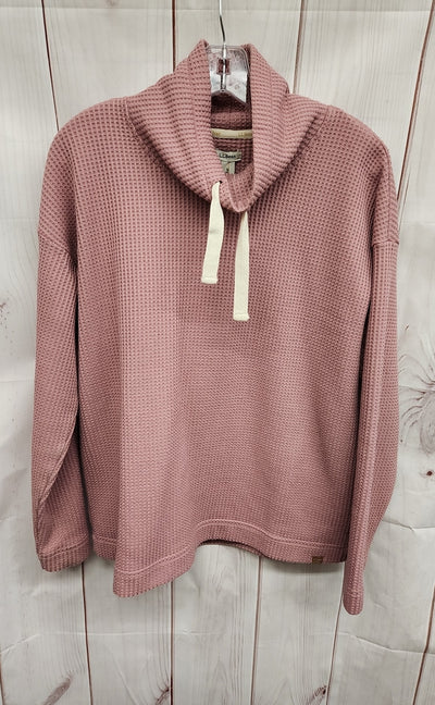 LL Bean Women's Size M Pink Sweatshirt