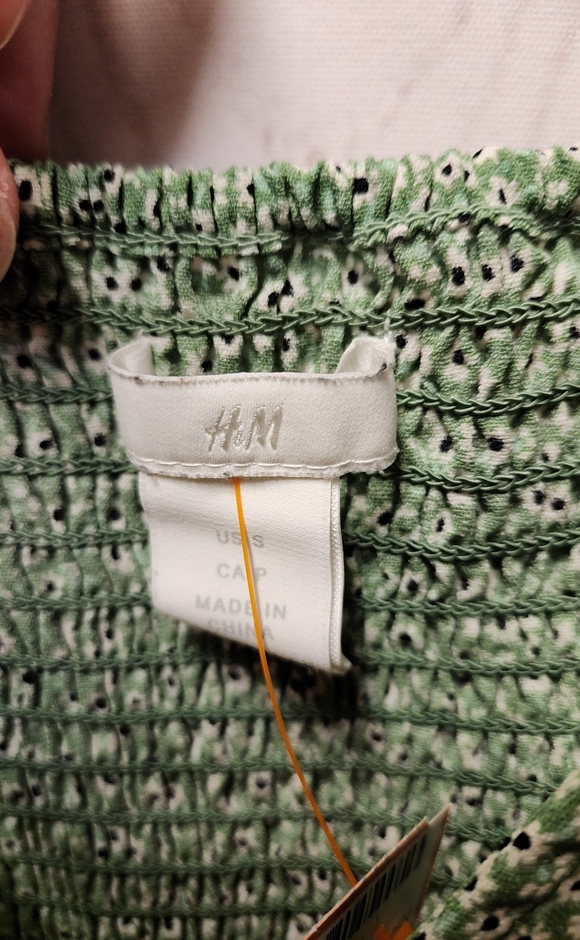 H&M Women's Size S Green Long Sleeve Top