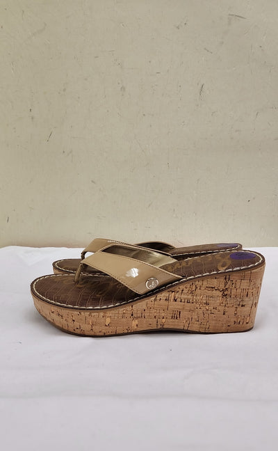 Sam Edelman Women's Size 8-1/2 Brown Sandals Shoes
