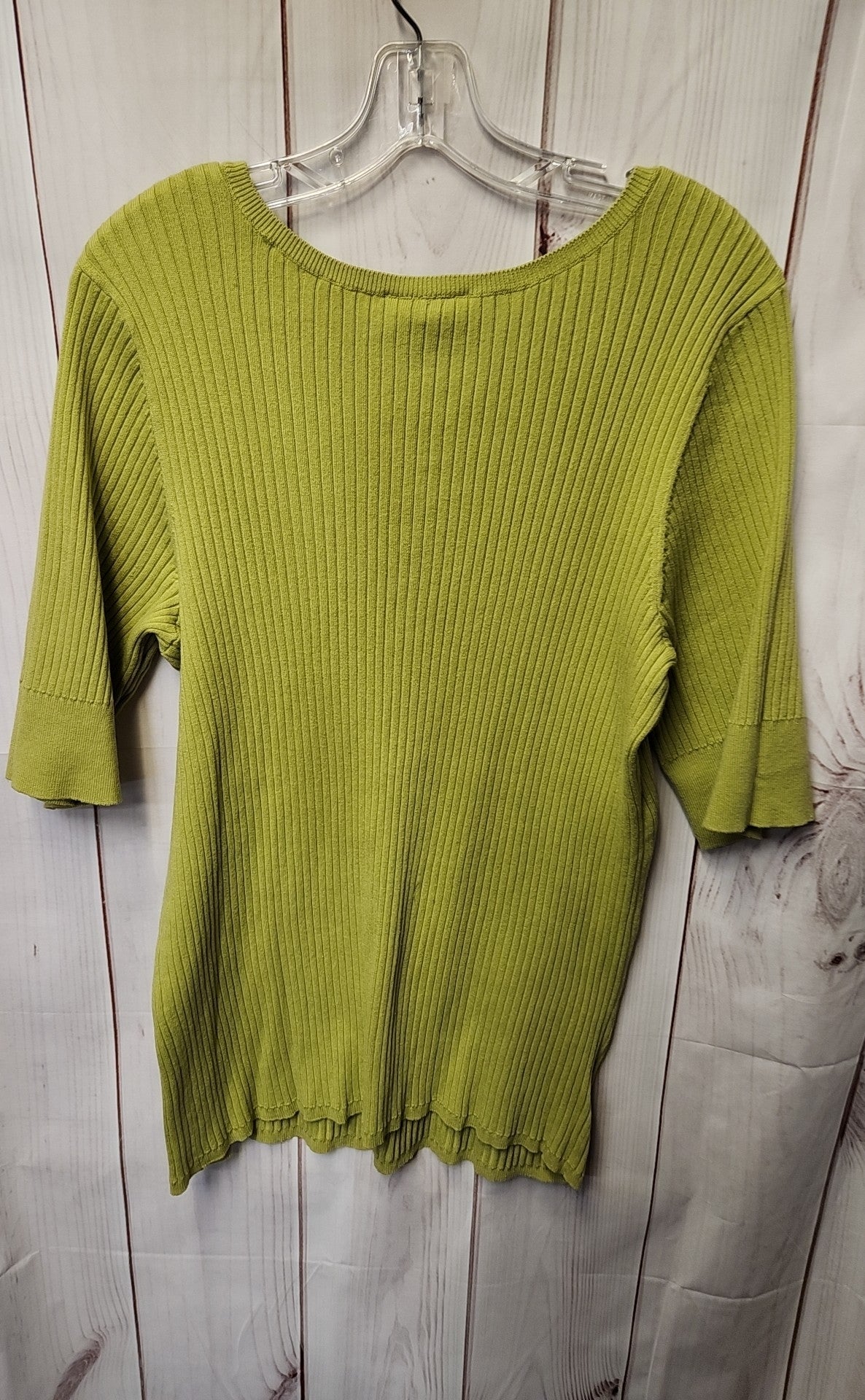 Lane Bryant Women's Size 18/20 Green Short Sleeve Top
