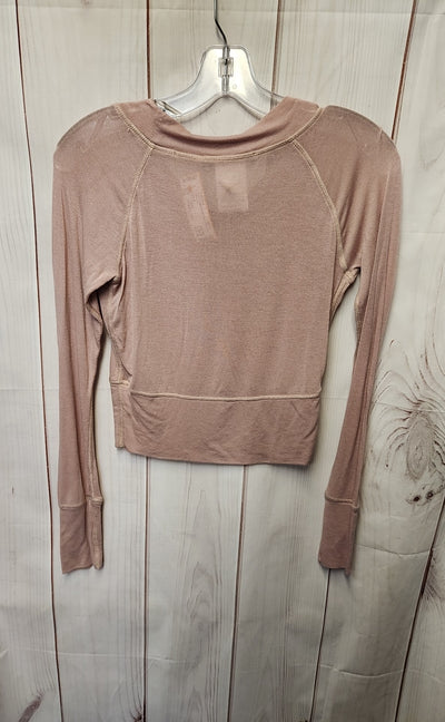 BCBG Maxazria Women's Size S Beige Long Sleeve Top