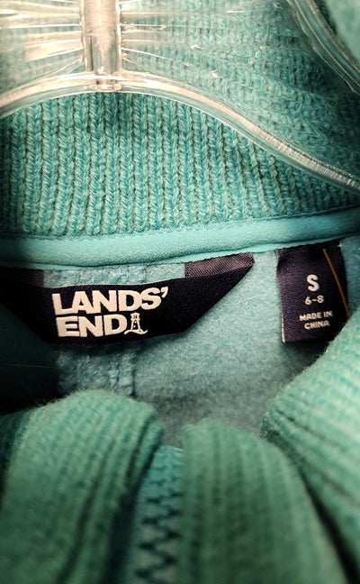 Lands End Women's Size S Teal Sweatshirt