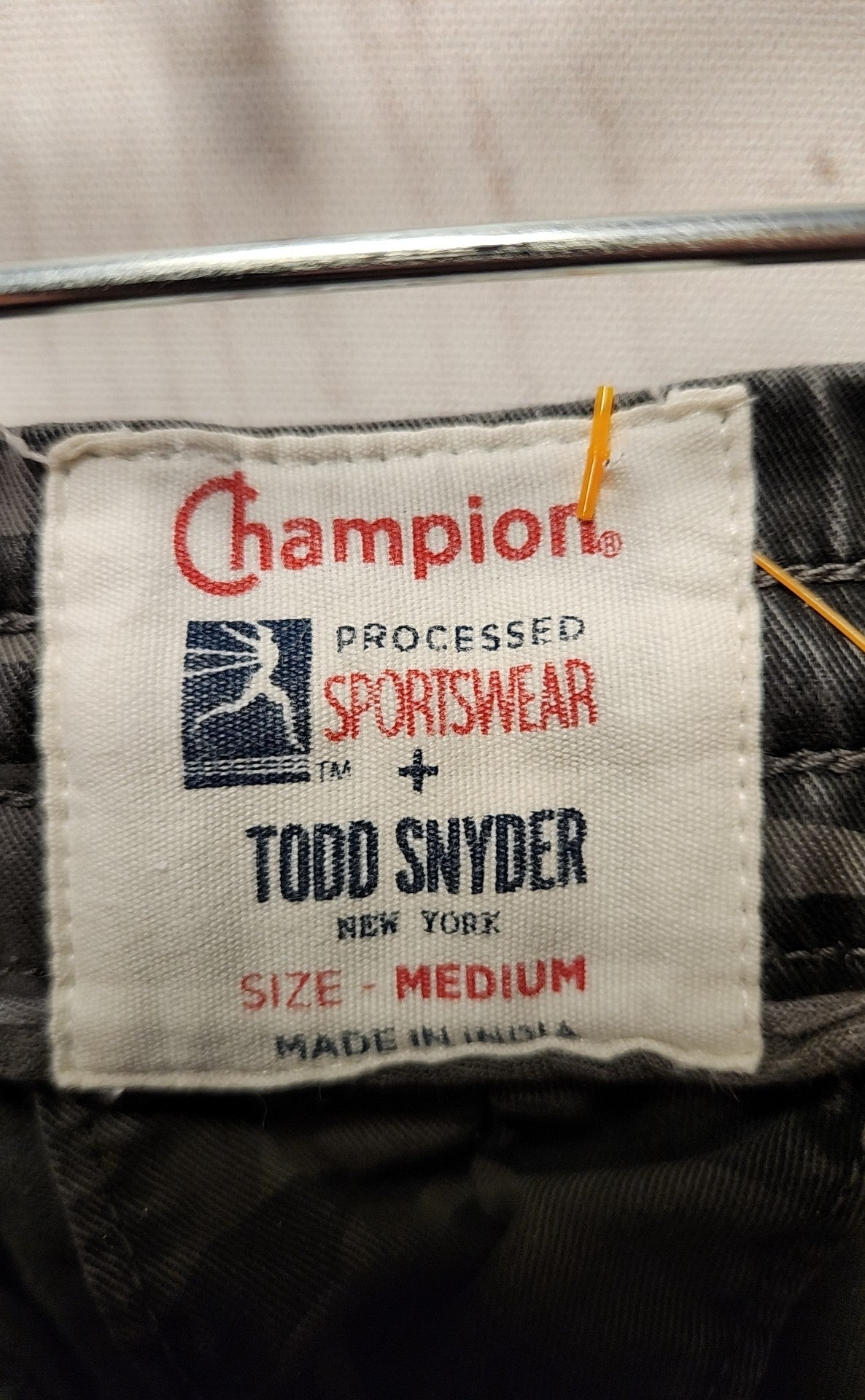 Champion x Todd Snyder Men's Size M Gray Camoflauge Pants