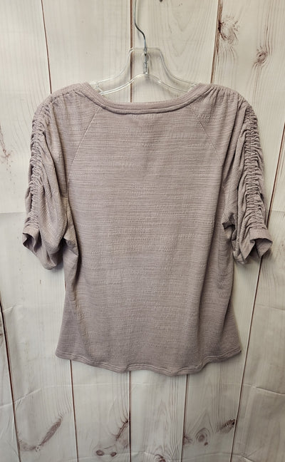 Jane & Delancey Women's Size M Purple Short Sleeve Top
