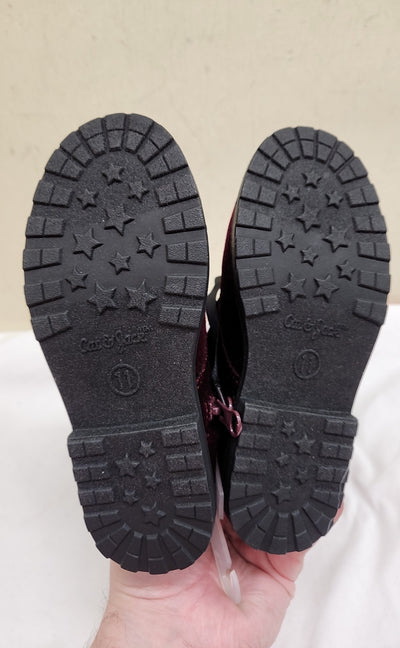 NWT Cat & Jack Girl's Size 11 Red Boots