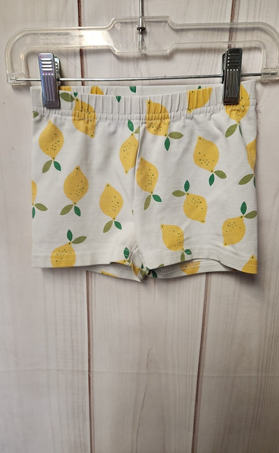 Hanna Andersson Girl's Size 4 White & Yellow Shorts