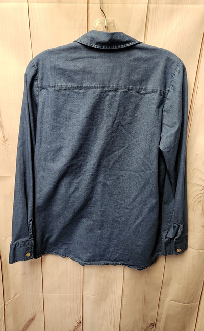 Belle by Kim Gravel Women's Size XS Blue Long Sleeve Top