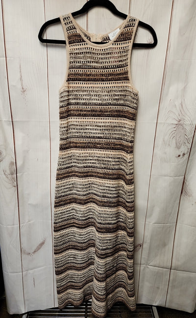 Bobbles & Lace Women's Size M Brown Knit Cover-Up
