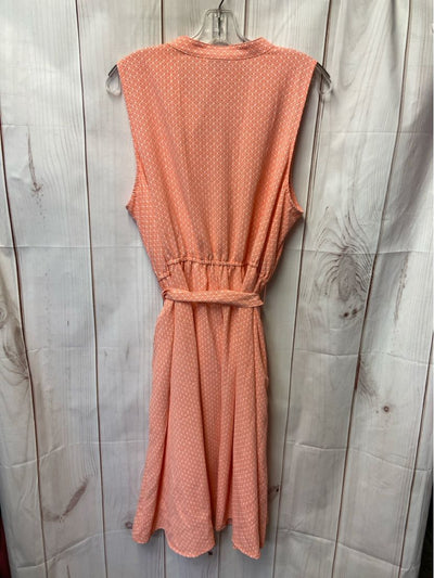 Croft & Barrow Women's Size XXL Petite Peach Dress