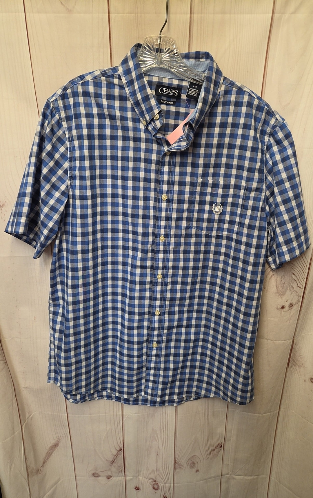 chaps short sleeve dress shirts Chaps Men's Short Sleeve Oxford Shirt, XL, Cotton